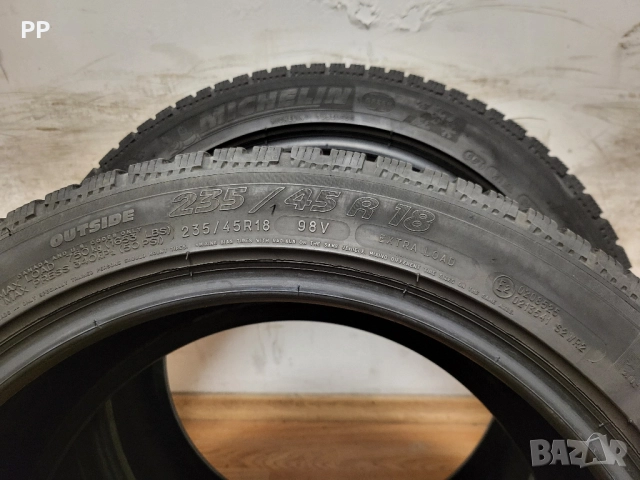 2 бр. 235/45/18 Michelin / зимни гуми, снимка 6 - Гуми и джанти - 51988716