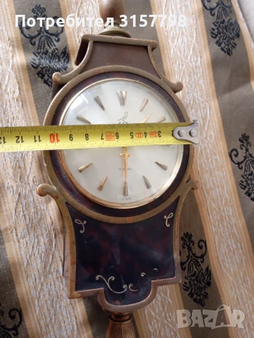 Ретро стенен часовник, снимка 5 - Антикварни и старинни предмети - 50507065