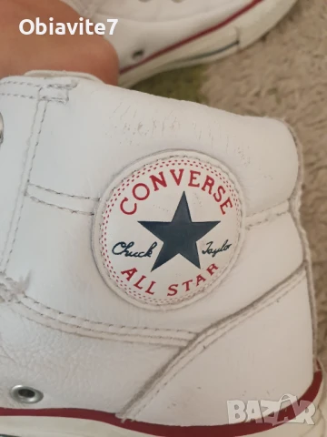 Уникални ретро кожени кецове Converse Унисекс, снимка 8 - Кецове - 51318886