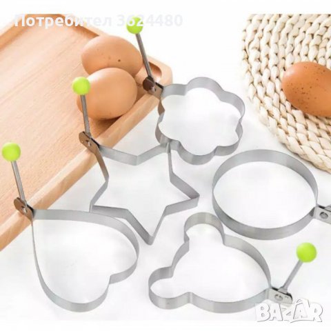Формичка за пържени яйца, снимка 8 - Прибори за хранене, готвене и сервиране - 39983303