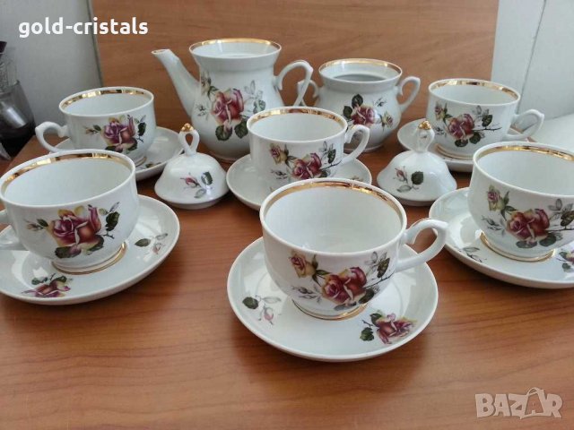 Руски порцеланов сервиз за чай , снимка 18 - Антикварни и старинни предмети - 30295651