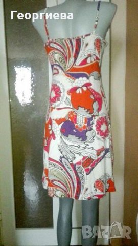 Цветна еластична рокля👗🌹M,M/L👗🌹арт.592, снимка 4 - Рокли - 29595470