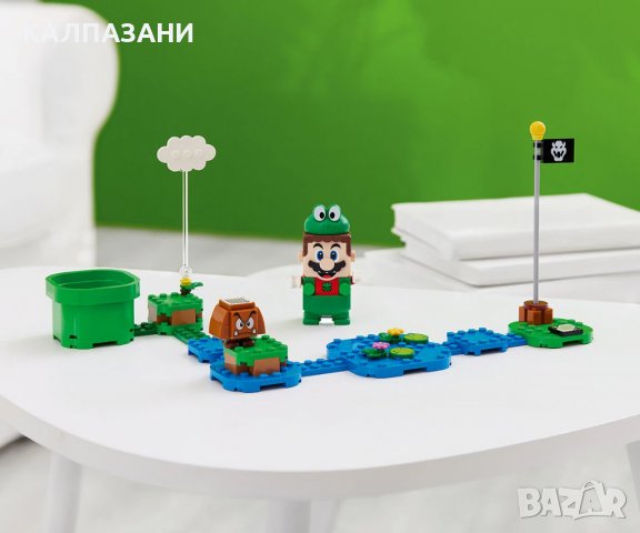 LEGO® Super Mario 71392 - Пакет с добавки Frog Mario, снимка 8 - Конструктори - 40156143