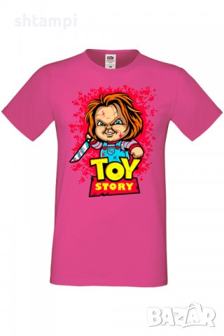 Мъжка тениска Toy Story Chucky,Изненада,Повод,Подарък,Празник, снимка 5 - Тениски - 37652331