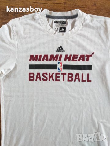 adidas aeroknit miami heat - страхотна мъжка тениска, снимка 3 - Тениски - 40659304