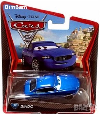 Количка Cars Bindo / Disney / Pixar / OLD SERIES !, снимка 1 - Коли, камиони, мотори, писти - 37704762