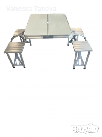 Комплект сгъваема маса с вградени 4 стола , снимка 5 - Други - 52797964