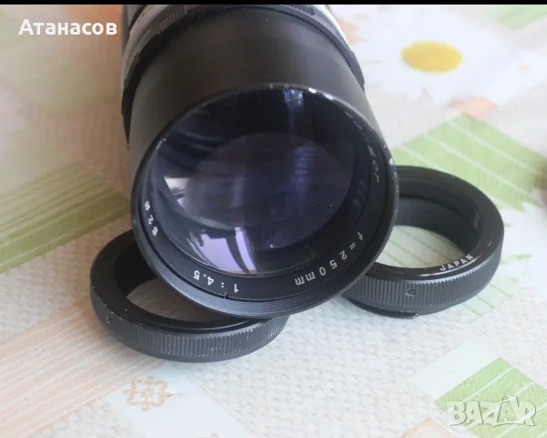 Soligor 250/4.5 preset t-mount, снимка 5 - Обективи и филтри - 56016638