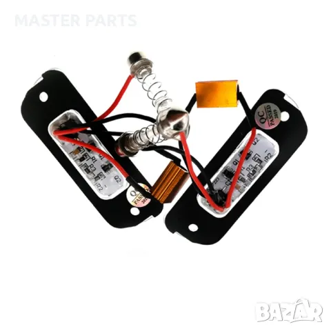 LED плафони заден регистрационен номер Mercedes ML GL R w164 w251 x164, снимка 3 - Части - 47307670
