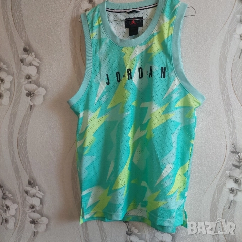Потник JORDAN MJ AIR STMT размер S, снимка 7 - Тениски - 52145299