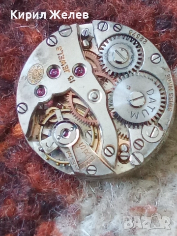 Механизъм с циферблат от стар ръчен часовник 51406, снимка 7 - Мъжки - 52262521