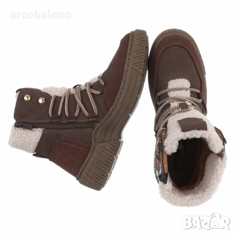 Дамски боти с връзки, 5цвята , снимка 12 - Дамски боти - 52021854