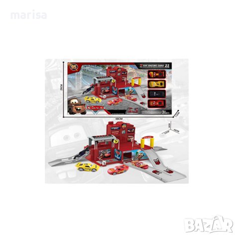 Паркинг с колички Cars, 4 броя, в кутия Код: 202351-1, снимка 1