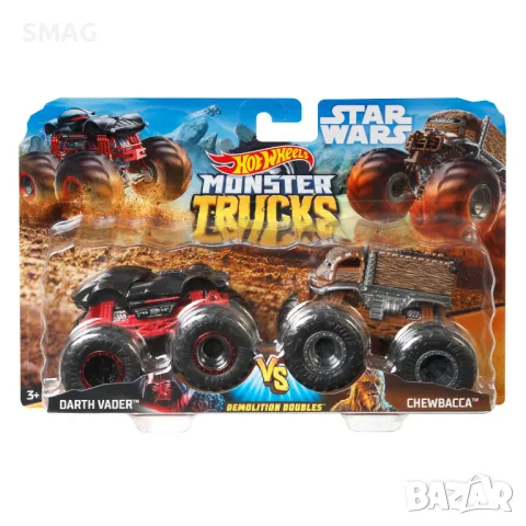 Hot Wheels Monster Truck Комплект от 2 бр.- Mattel S_1182706, снимка 4 - Коли, камиони, мотори, писти - 47975496
