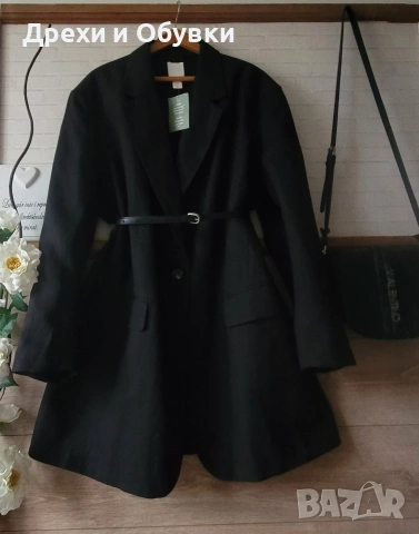 Черен нов блейзър H&M , снимка 5 - Сака - 51291217