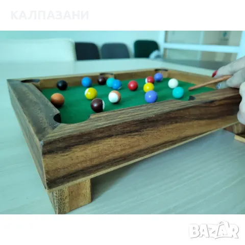 Настолен дървен билярд LG010, снимка 4 - Игри и пъзели - 50216868