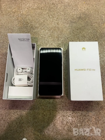 Huawei P30 Lite 128GB Dual SIM черен – като нов пълен комплект