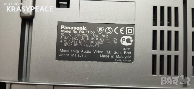 panasonic rx-ed 55, снимка 4 - Радиокасетофони, транзистори - 35236753