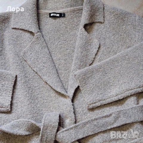 Дамска жилетка с колан , снимка 2 - Жилетки - 51962454