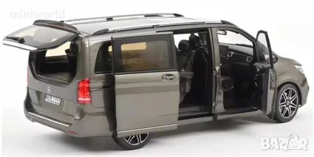 Mercedes-Benz V-Class AMG Line 2018 - мащаб 1:18 на Norev моделът е нов в кутия, снимка 3 - Колекции - 52480017