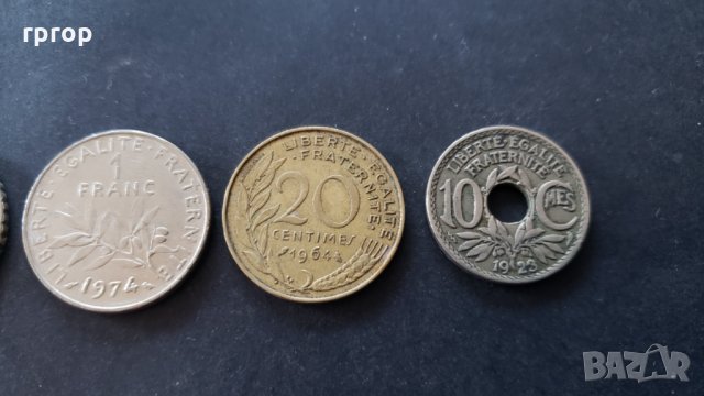 Монети. Франция.Френски франк . , снимка 3 - Нумизматика и бонистика - 35451215