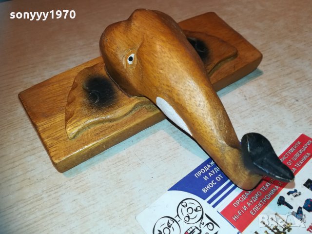 Слонска глава/закачалка за стена 0101211718, снимка 2 - Колекции - 31271435