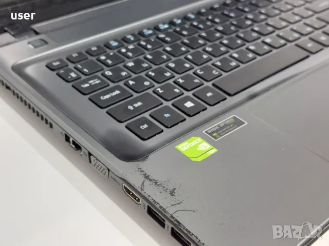 4GB RAM i3-3110m 17.3" лаптоп Acer Aspire E1-771G 240GB SSD Nvidia GeForce 710M 1GB, снимка 5 - Лаптопи за дома - 47297218