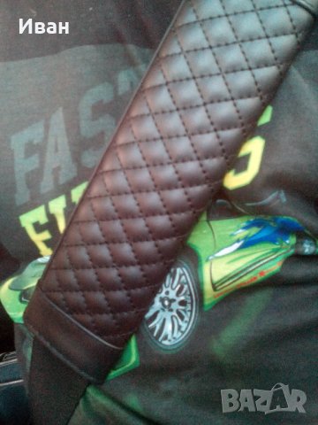 Качественни потектор протектори калъф калъфи за авто колан черна кожа кожени за кола автомобил + под, снимка 7 - Аксесоари и консумативи - 29742410