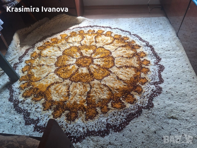 нов китеник ръчна изработка 2.00/2.20 -100%вълна, снимка 5 - Декорация за дома - 54160042