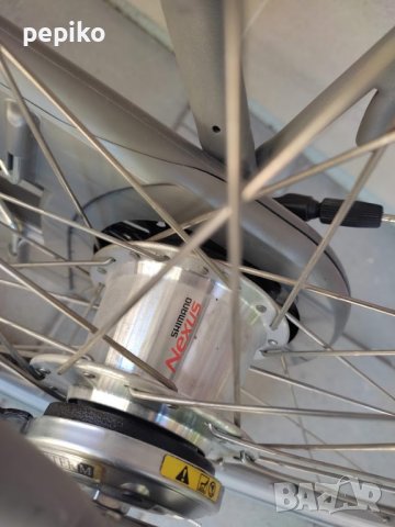 Продавам колела внос от Германия градски алуминиев велосипед PUCH RAVE 28 цола SHIMANO NEXUS INTER 7, снимка 17 - Велосипеди - 36744292