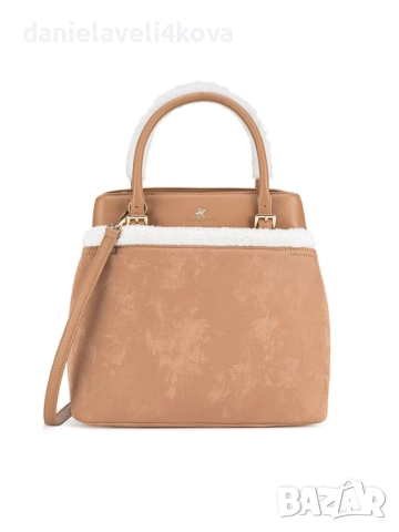 Дамска чанта Beverly Hills Polo Club КАМЕЛ