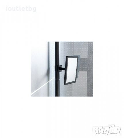 Регулируема ъглова етажерка за баня Wenko Premium, 70-260 см, огледало, снимка 3 - Етажерки - 38798799