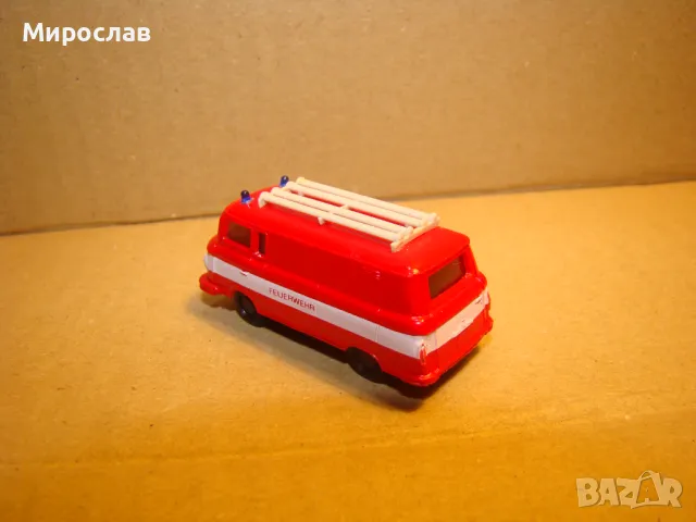 H0 1/87 BARKAS БАРКАС ПОЖАРНА МОДЕЛ КОЛИЧКА ИГРАЧКА, снимка 4 - Колекции - 48996715