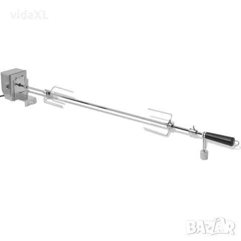 vidaXL BBQ шиш с професионален мотор, стоманен, 1200 мм, снимка 2 - Барбекюта - 56147528