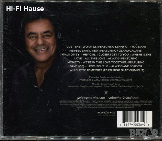 Johnny Mathis, снимка 2 - CD дискове - 36667959