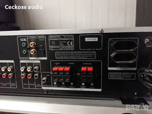 Ресивър KENWOOD KRF-V5070D с дистанционно , снимка 7 - Ресийвъри, усилватели, смесителни пултове - 48352992