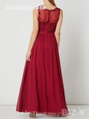 Официална рокля Mascara London бордо, снимка 2 - Рокли - 47270696