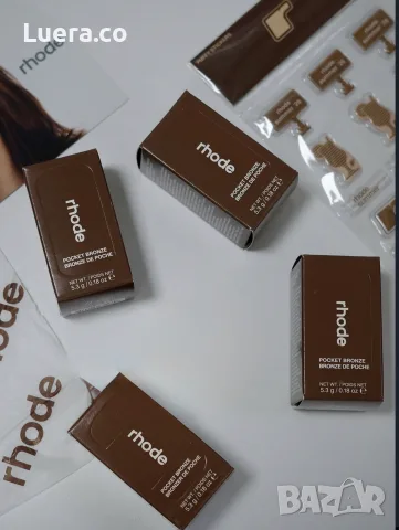 Rhode Pocket Bronze от Hailey Bieber |
всички 8 нюанса кремообразен бронзант оригинален нов bronzer, снимка 6 - Декоративна козметика - 56139885