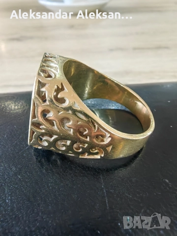 Мъжки златен пръстен