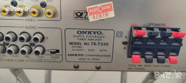 Ресивър Onkyo TX-7330, снимка 4 - Ресийвъри, усилватели, смесителни пултове - 48797368