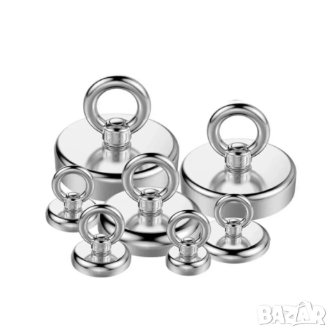  Неодимови магнити с халка, КЛАС N52 | Magnet fishing, снимка 2 - Такъми - 50046252