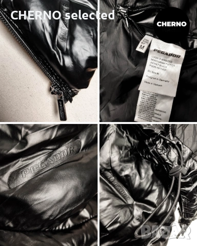 Пухено яке PEGADOR Lugo Oversized Monogram Puffer Jacket – размер L•M , снимка 14 - Якета - 53144187