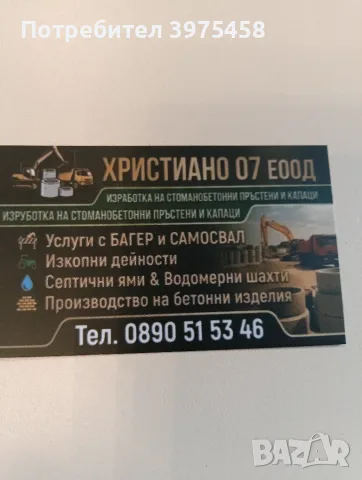 Бетони изделия собствено пройзводство, снимка 3 - ВИК - 56105106