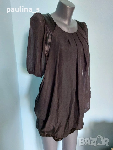 Три различни броя / Черна маркова рокля тип туника YSL, "Amy Vermont", "H&M" , снимка 14 - Рокли - 36894268