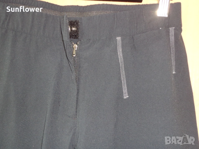 Дамски туристически 3/4 панталон Mammut в черно и тъмно сиво, размер EU38, UK12, US8 , снимка 6 - Панталони - 51790686