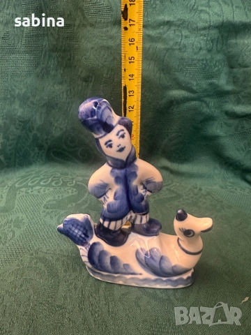 Руски фигурки/статуетки Гжел/Гжель, снимка 5 - Колекции - 52253793