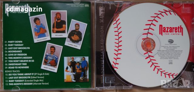 Компакт дискове CD Nazareth ‎– The Catch, снимка 3 - CD дискове - 32203092