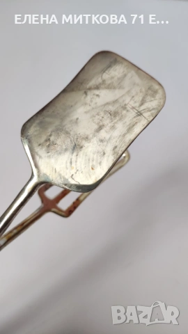 Посребрена щипка за сервиране нова, снимка 3 - Прибори за хранене, готвене и сервиране - 54131302