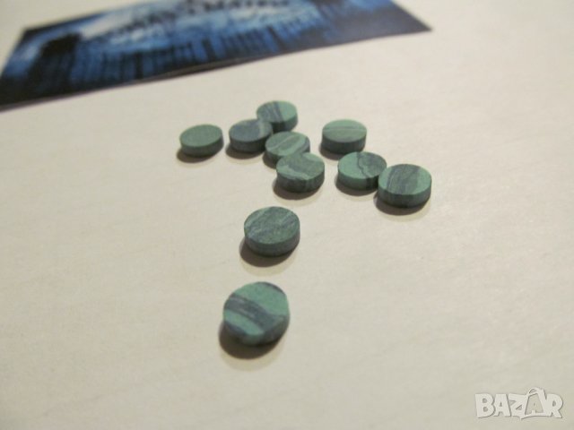 Guitar dots 6 mm от 100% Малахит, снимка 5 - Китари - 39722730