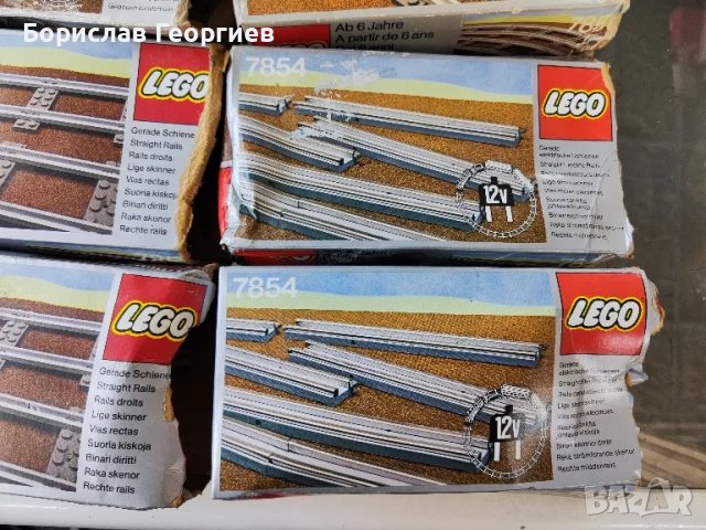 Лего релси влак 12 v lego 7850 7851 7854 7855, снимка 6 - Конструктори - 47434073